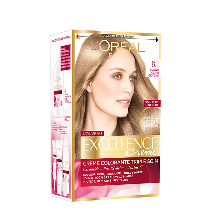 Loreal Excellence Crème 8.1 Ash Blonde