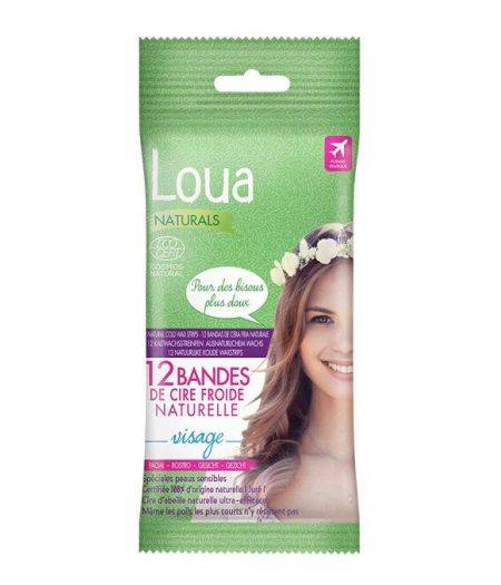 Strisce Depilatorie Naturals Viso Loua 12 Pezzi