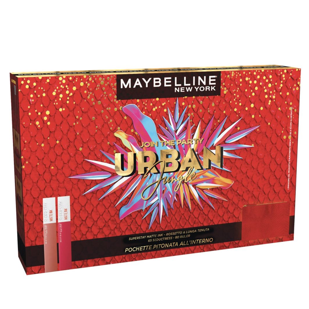 Cofanetto Natale Urban Jungle S/R Maybelline Ny 2022