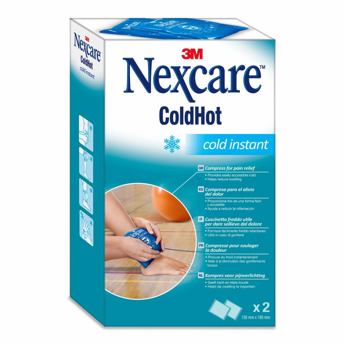 Nexcare™ Coldhot Cold Instant 3M 2 Pezzi