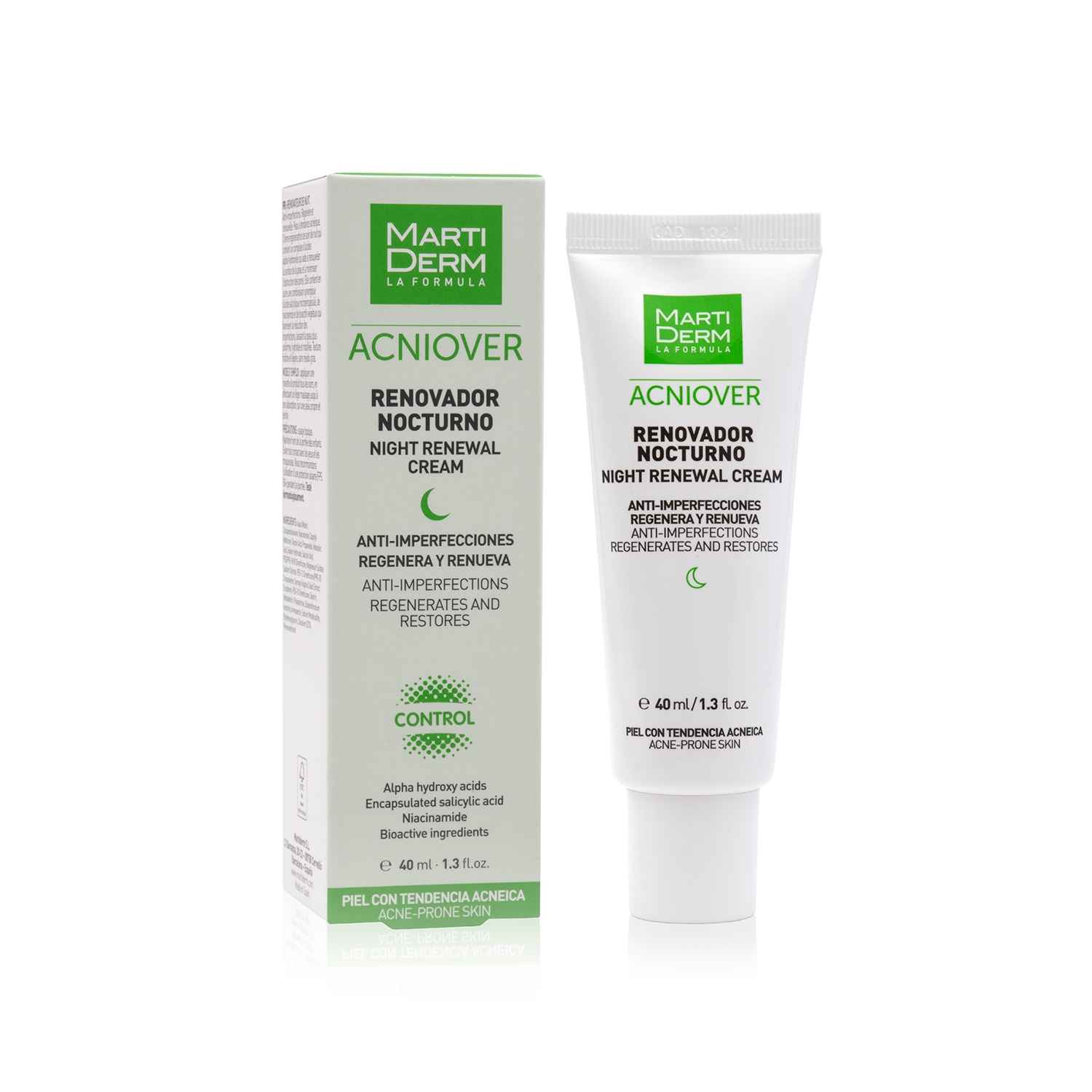 Acniover Renovador Nocturno Martiderm 40Ml