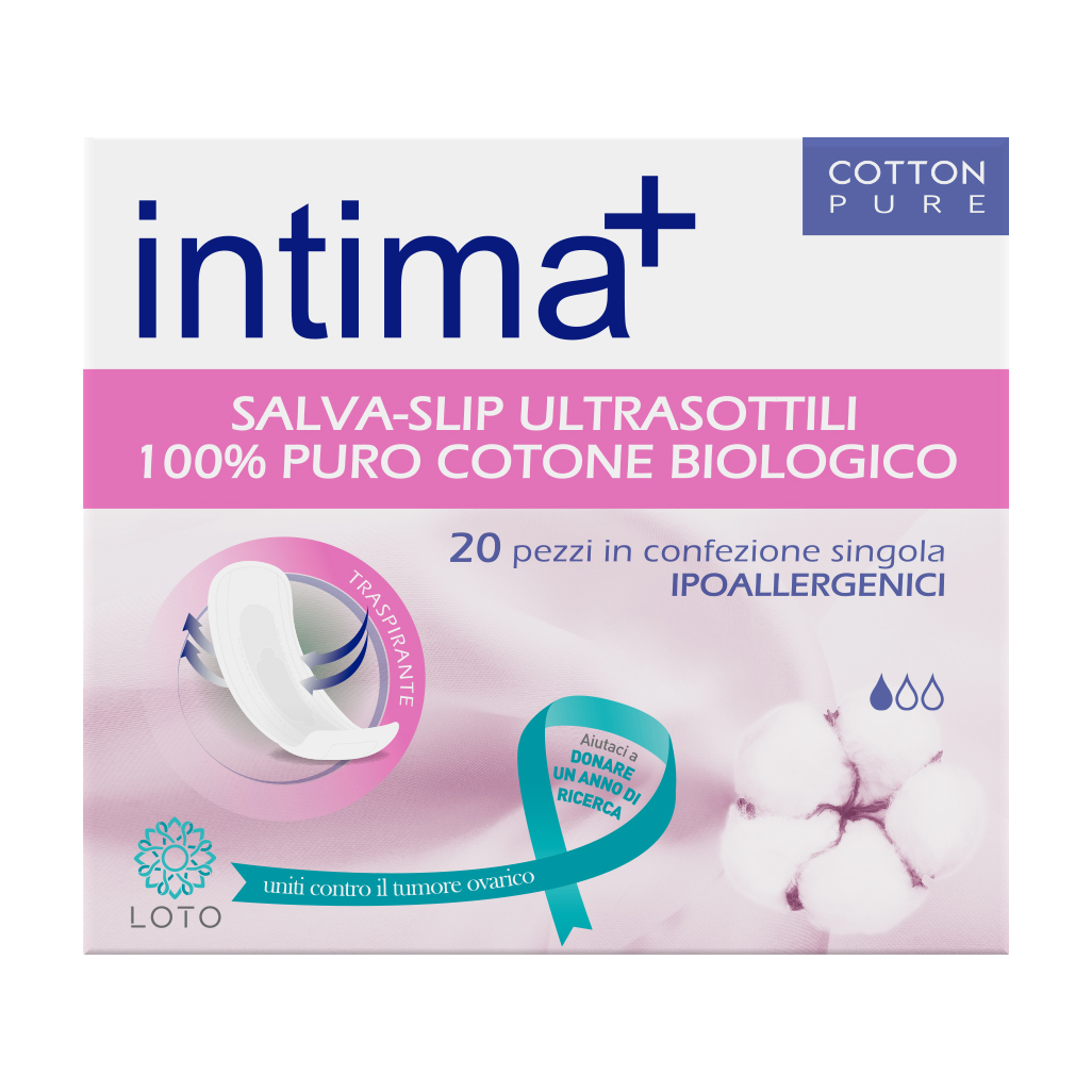 Intima+ Salvaslip Cotone 20 Pezzi