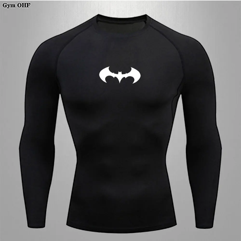 T-Shirt Da Uomo Running Sport T Shirt Uomo Compression Fitness Top Tee Quick Dry Tight Training Gym Sport Running Shirts Uomo Jersey