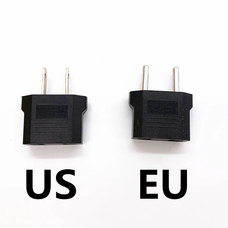 1 Pz Europeo Us Eu Plug Adapter American Japan China Us To Eu Euro Travel Adattatore Di Alimentazione Presa Convertitore Presa