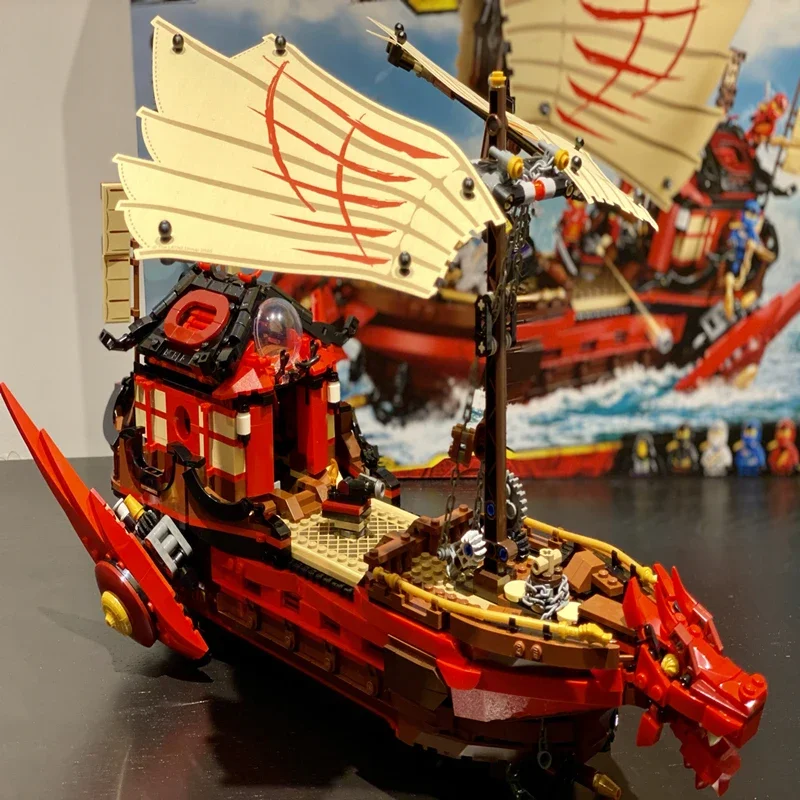 Tutte Le Serie Destiny'S Bounty Ship Model Building Blocks Fit 70618 71705 70738 Mattoni Giocattoli Per Regalo Di Compleanno