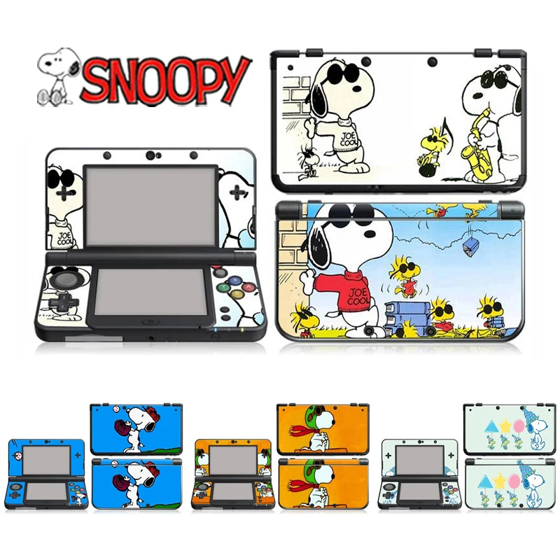 Cartoon Snoopy New 3Ds Skin Stickers Cover Per New Nintendo 3Ds Pellicola Protettiva Decorativa Console Di Gioco Accessori Adesivi Regali
