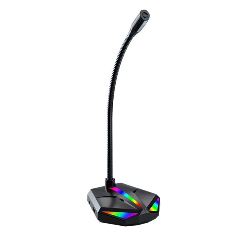 Le Migliori Offerte Gaming Rgb Desktop Usb Microfono Per Lo Streaming Youtube Podcast Microfono Compatibile Windows Mac Ps4 Microfono