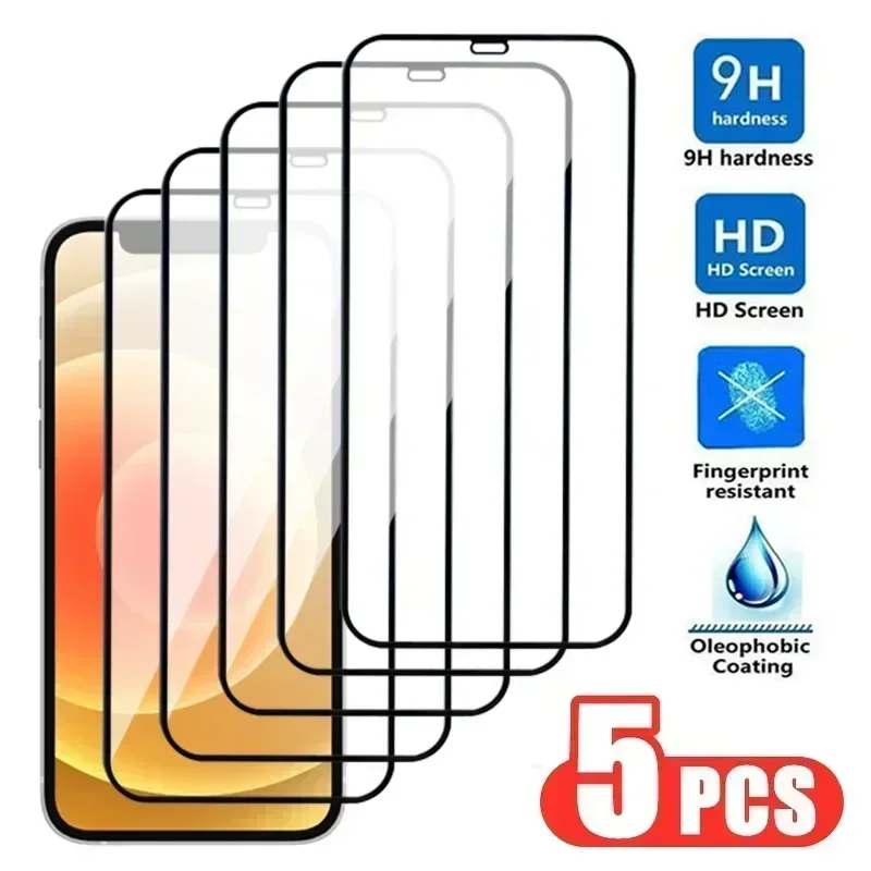 Iphone Se 2020 2022 Vetro 5 Pezzi 9H Vetro Di Protezione Per Apple Iphone Se 2020 2022 Pellicola Proteggi Schermo Per Iphone Se 2020 2022