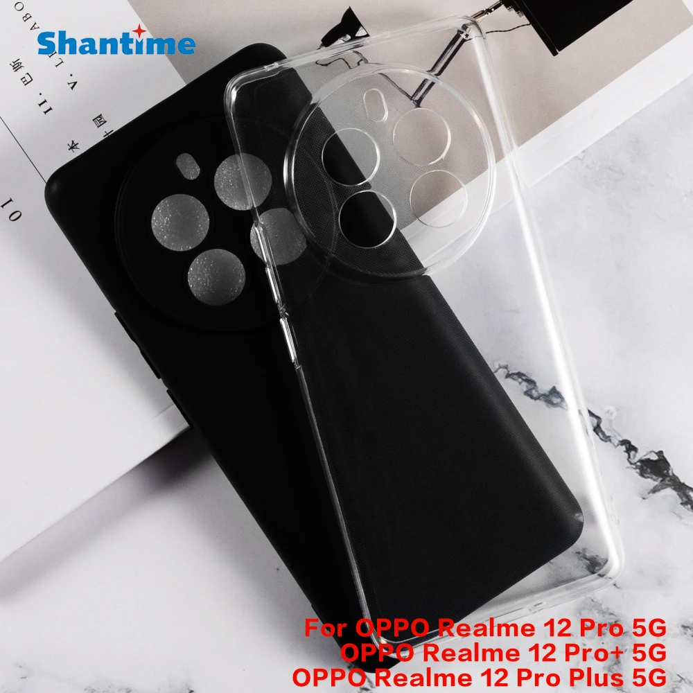 Per Oppo Realme 12 Pro 5G Gel Pudding Silicone Phone Cover Posteriore Protettiva Per Realme 12 Pro + 5G Realme 12 Pro Plus 5G Tpu Case