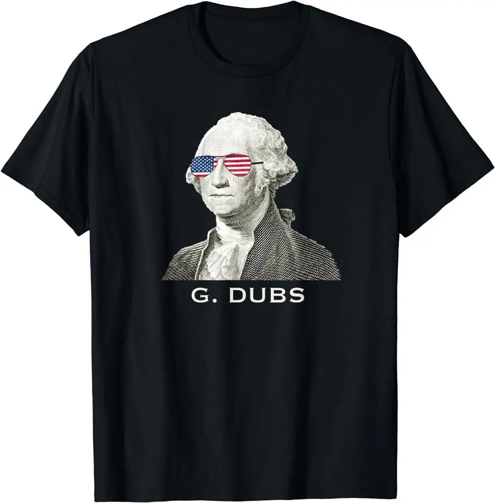Nwt President George Washington Patriotic G Dubs Funny Teacher T-Shirt