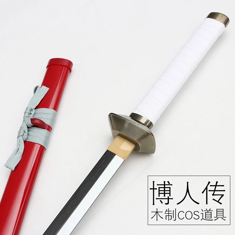 Cosplay Uchiha Sasuke Red Style Katana Gioco Di Ruolo Teatrale Sasuke 106Cm Modello In Legno Arma