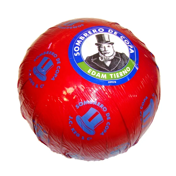 Queso De Bola Sombrero De Copa - Queso Tierno Holandes-Peso 2 Kg Aprox.