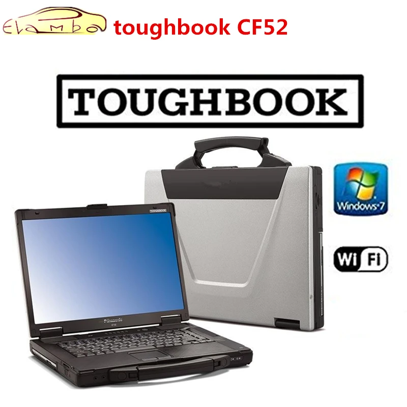 Il Laptop Toughbook Cf52 I5 Da 4Gb Con Hdd Ssd Windows 7 Il Laptop Hardbook Cf52Può Funzionare Per Alldata Diagnostico/C5/ C4/ Icom