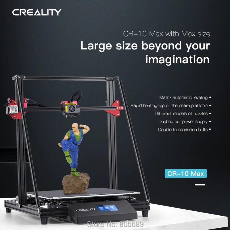 Cr10 Max Più Nuovo 3D Fai Da Te 3D Stampante Bl Touch Auto Livellamento 3D Drucker Nel Prezzo Di Fabbrica