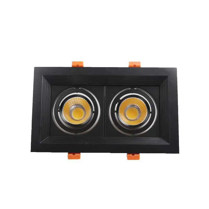 Quadrato Posto Ha Condotto I Downlights 3*15 W 2*7 W 3*10 W 110 V 130 V 220 V 230 V 4000 K Luci Della Griglia Led Circuito Integrato Di Epistar Ha Con