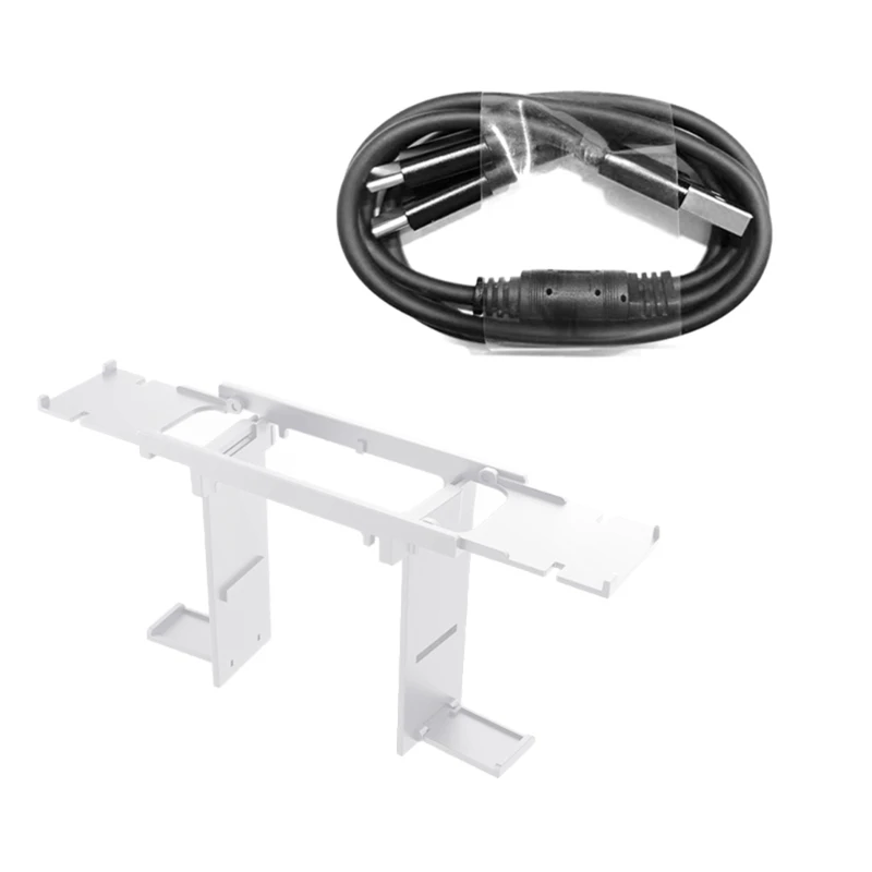 Durablility Vr Stand Vr Display Holder Con Cavo Di Ricarica Per Ps Vr 2 Headset Storage Rack Vr Headset Abs Stand Y4Qf