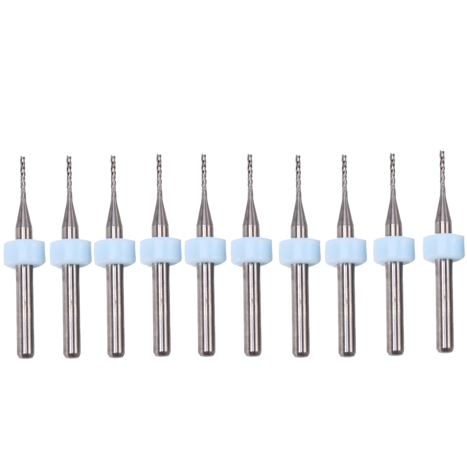 10 Pz Pcb Fresa 1Mm Coda Di Pesce Fresa Mais Fresa Carburo Di Tungsteno Mini Fresa Incisione Cnc