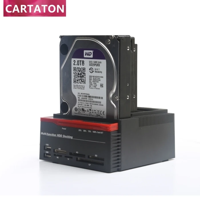 3.0 Sata 2.5 "3.5" Ide Con Base Di Clonazione De Disco Duro Funzione Docking Base Disco Rigido Multifunzione Base Otb De Disco Duro