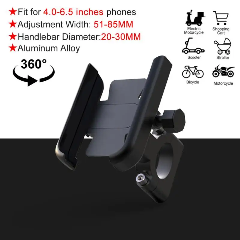 Grado Universale In Metallo Bici Moto Moto Specchio Manubrio Supporto Per Smartphone Supporto Per Supporto Per