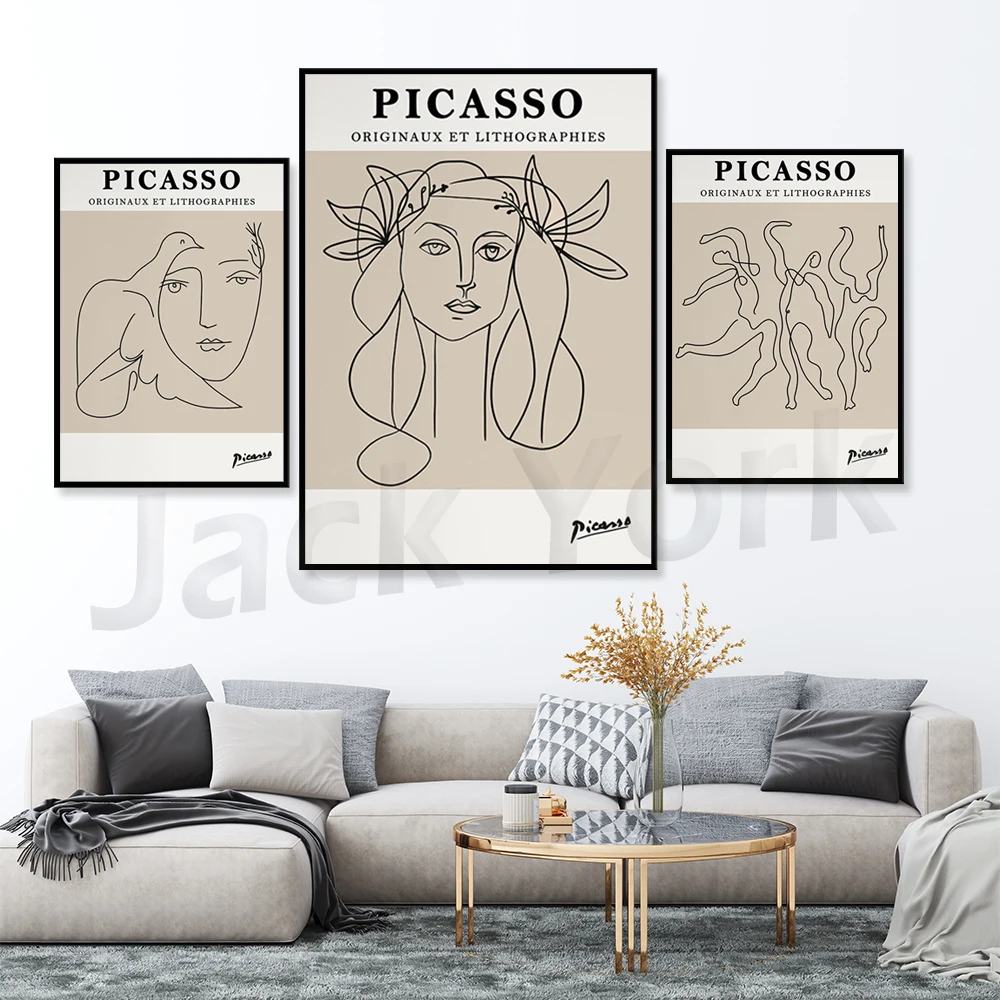 Stampa Picasso, Stampa Picasso, Parete Della Galleria, Schizzo Picasso, Poster Del Museo, Stampa Digitale