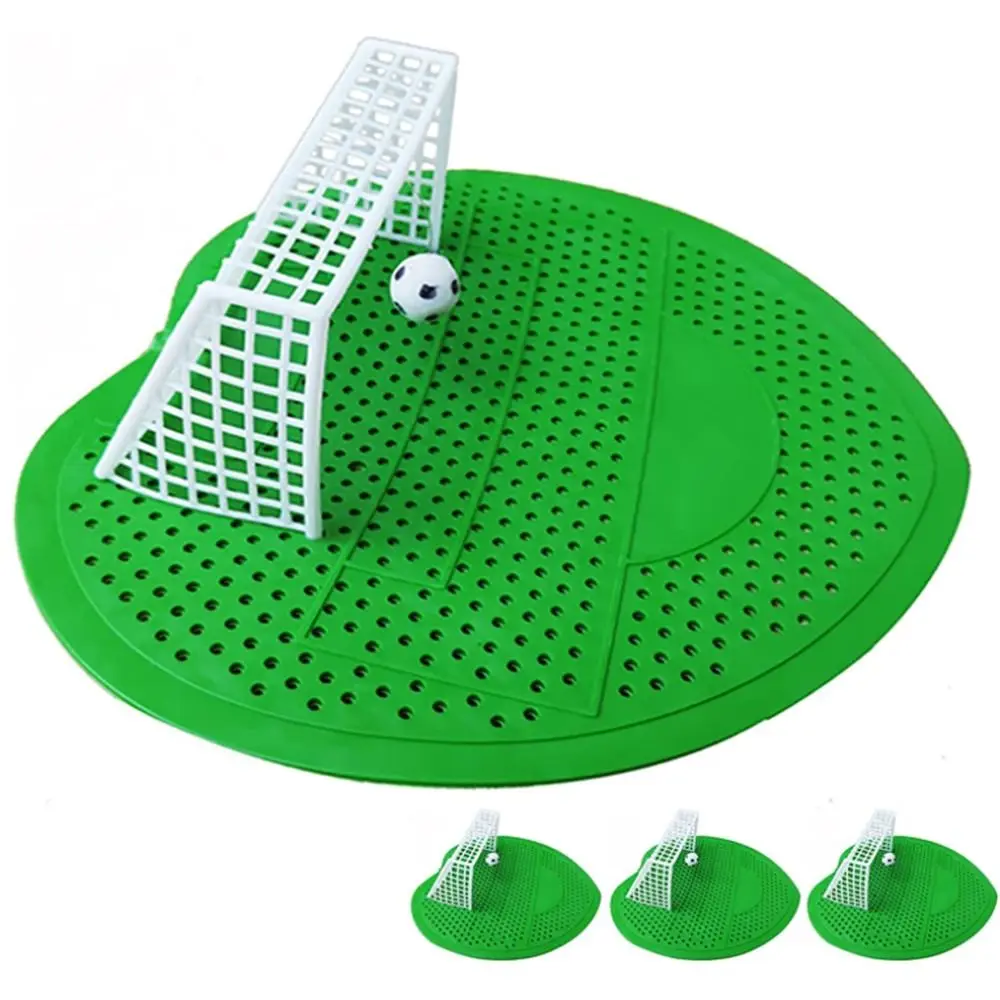 Anti-Intasamento Orinatoio Pulizia Dello Schermo Porta Da Calcio Aroma Aromatico Pad Prevenire Schizzi Desodorisant Toilette Da Uomo
