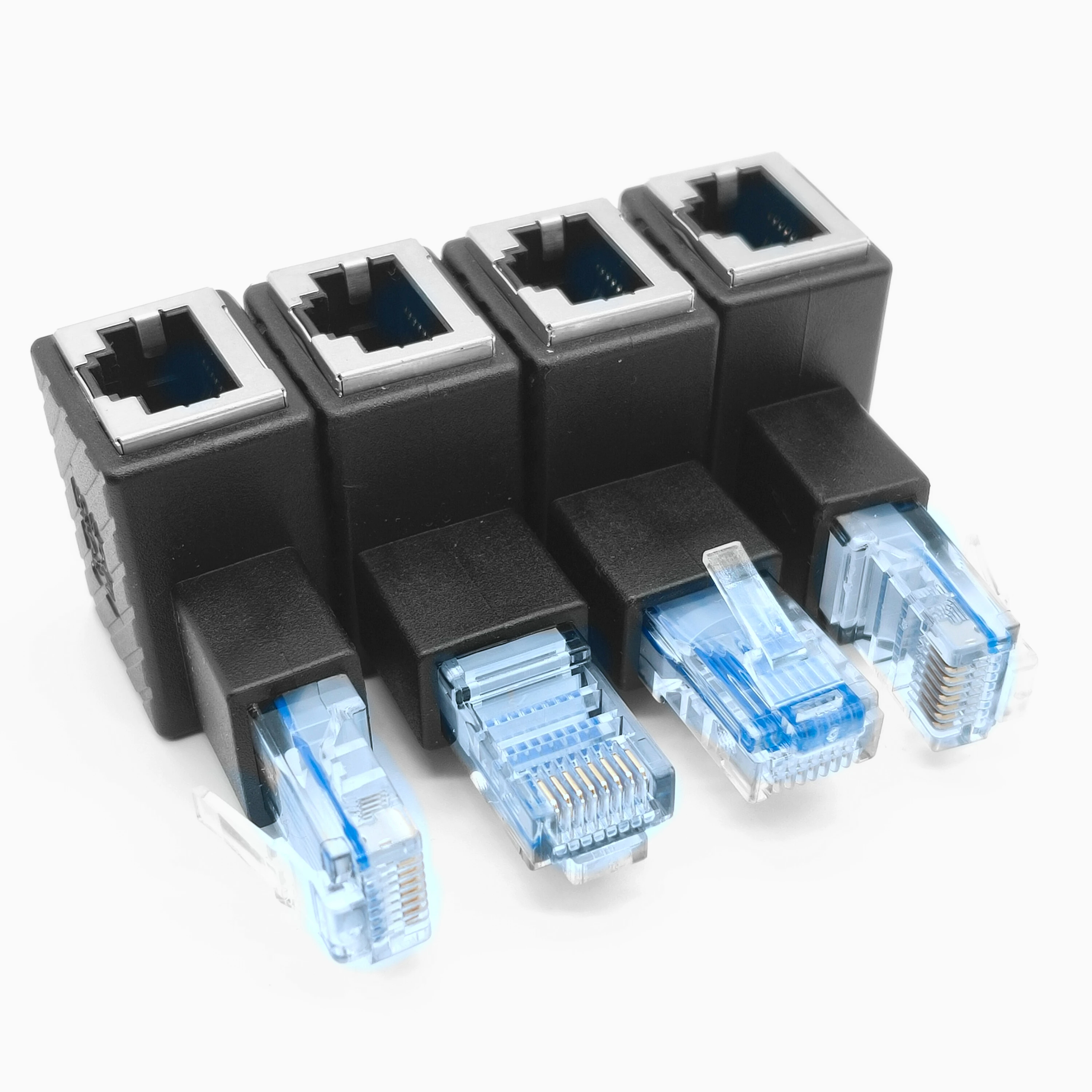 1 Pz Multi-Ebay 90 Grado Rj45 Up Down Retrattili Collegamenti Abgeyag T 8P8C Ftp Stp Utp Cat 5E Lan Ethernet Netzflocverprodotgerung Adattarsi