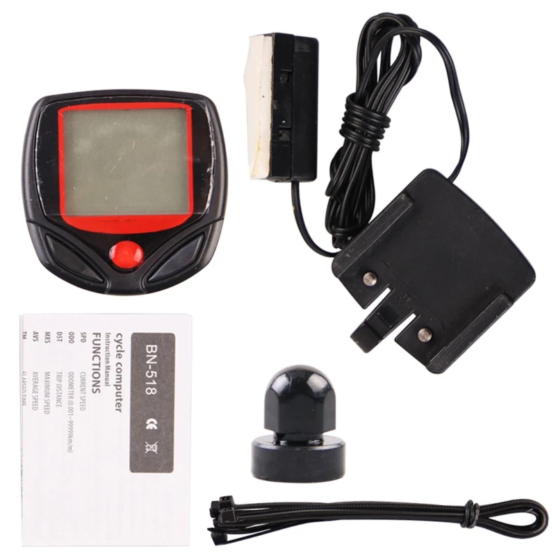 Mini Contachilometri Per Bicicletta Contachilometri Computer Da Bici Wireless Con Display Lcd Retroilluminato Contachilometri Da