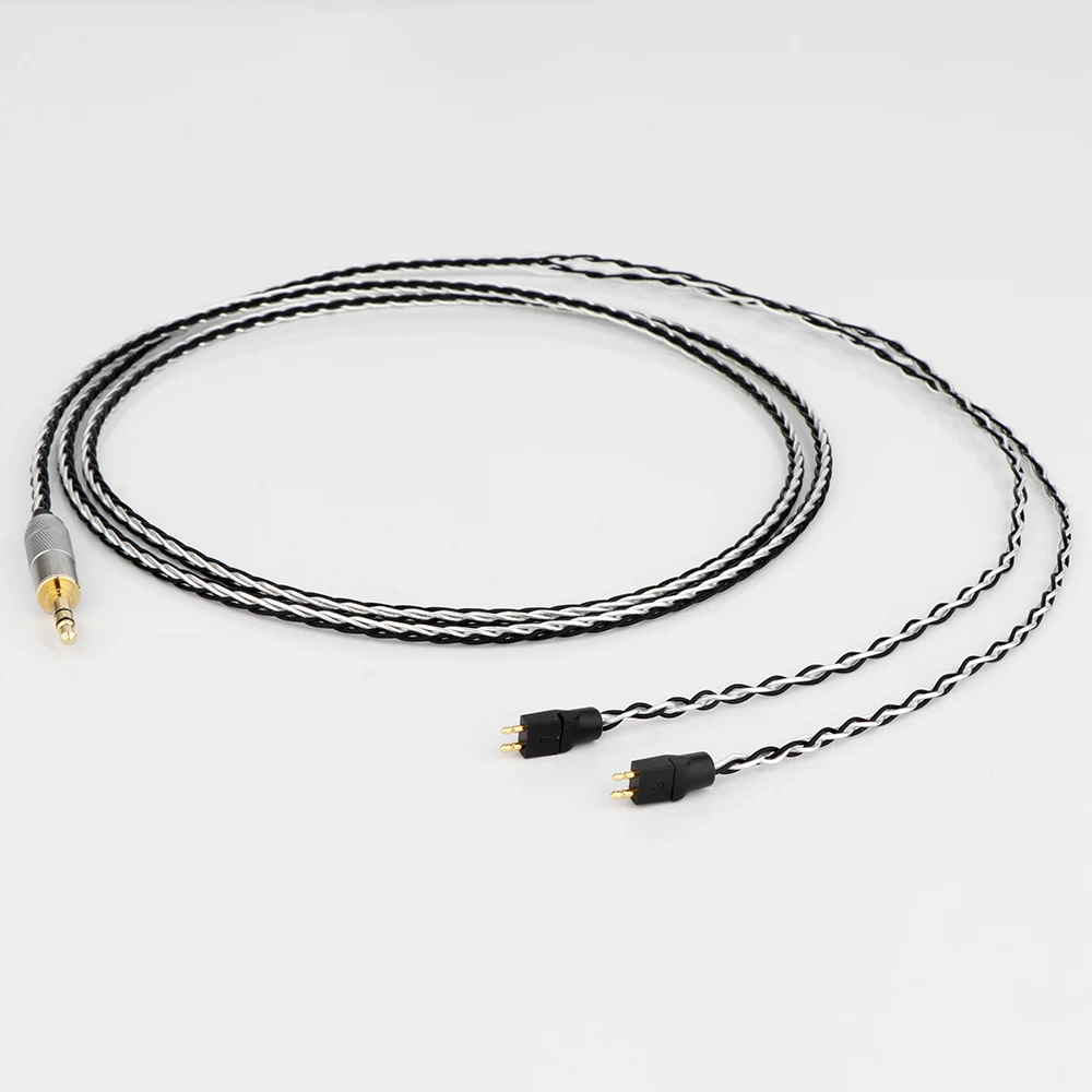 Preffair 7N Occ Rame Placcato Argento Updater Cavo Per Cuffie Per O Fitear Mh334 Mh335Dw Togo334 Privato 223 Privato 333 F111