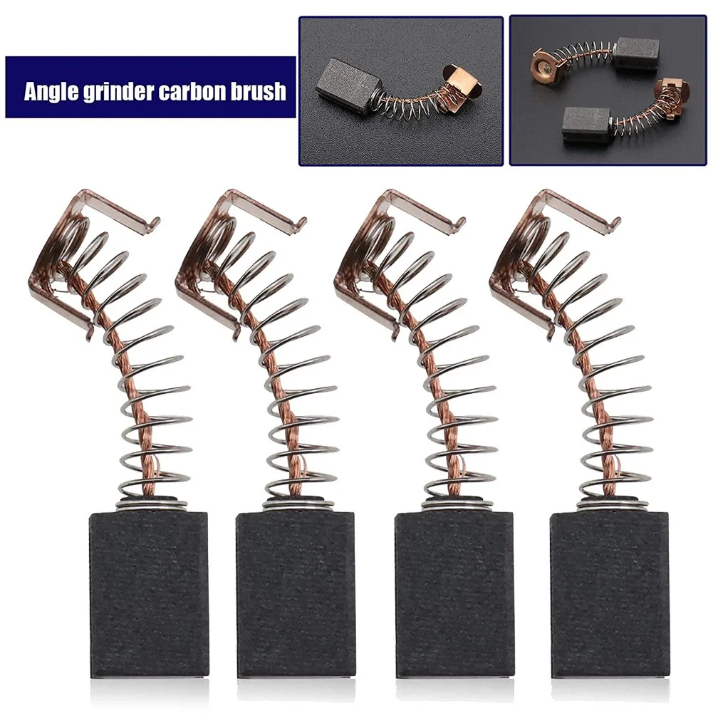4 Pezzi Smerigliatrice Angolare Carbon Brushes12X8X5Mm Spazzola Motore Elettrico Per Ws125 Black Decker G720 Utensili Elettrici Parti Accessori