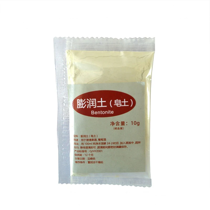10G Wine Making Used Bentonite Juice Clearance Bentonite After Fermentation Used