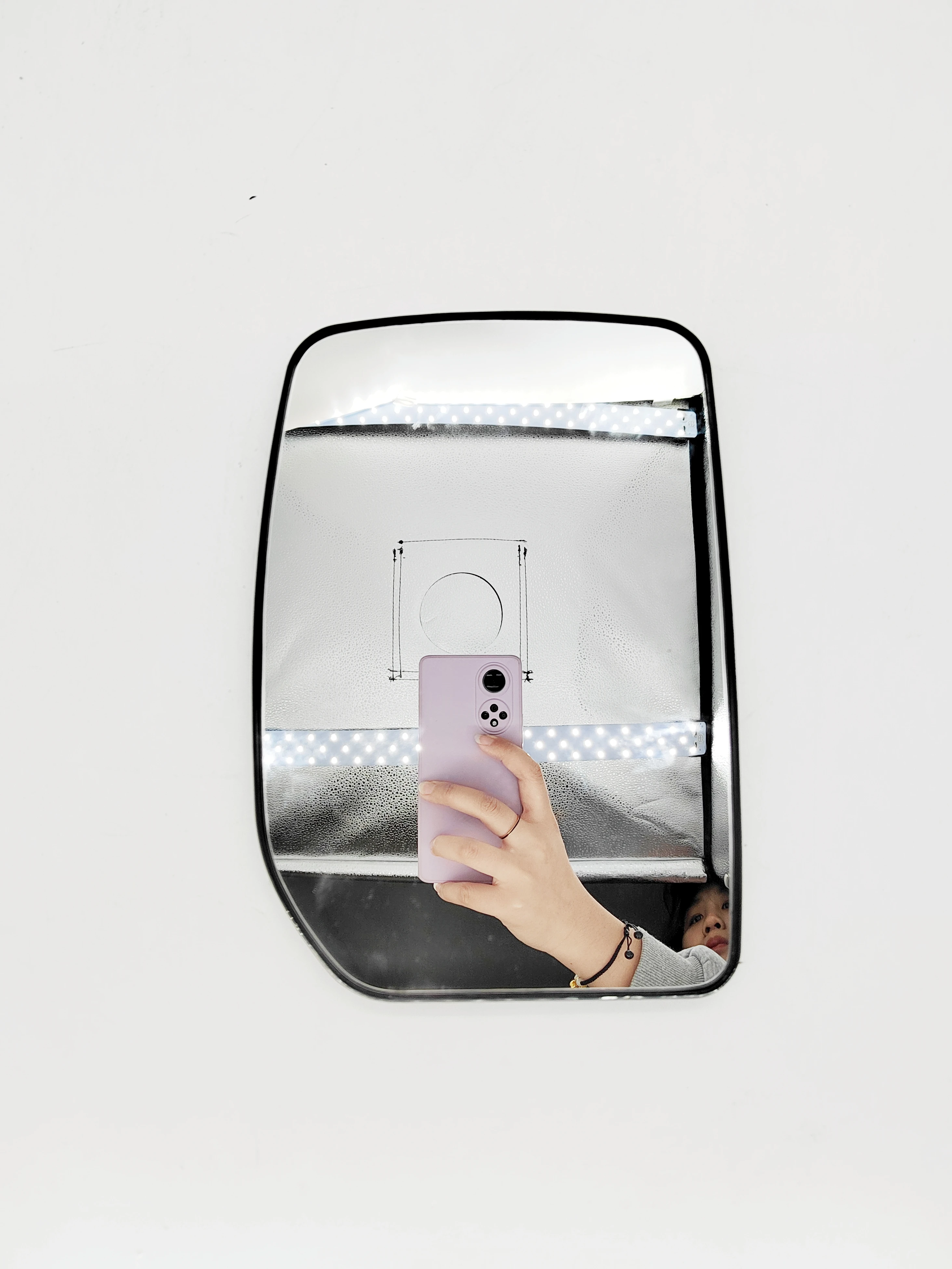 Application Of The Ford Transit 2000-2014 Car Mirror Lens