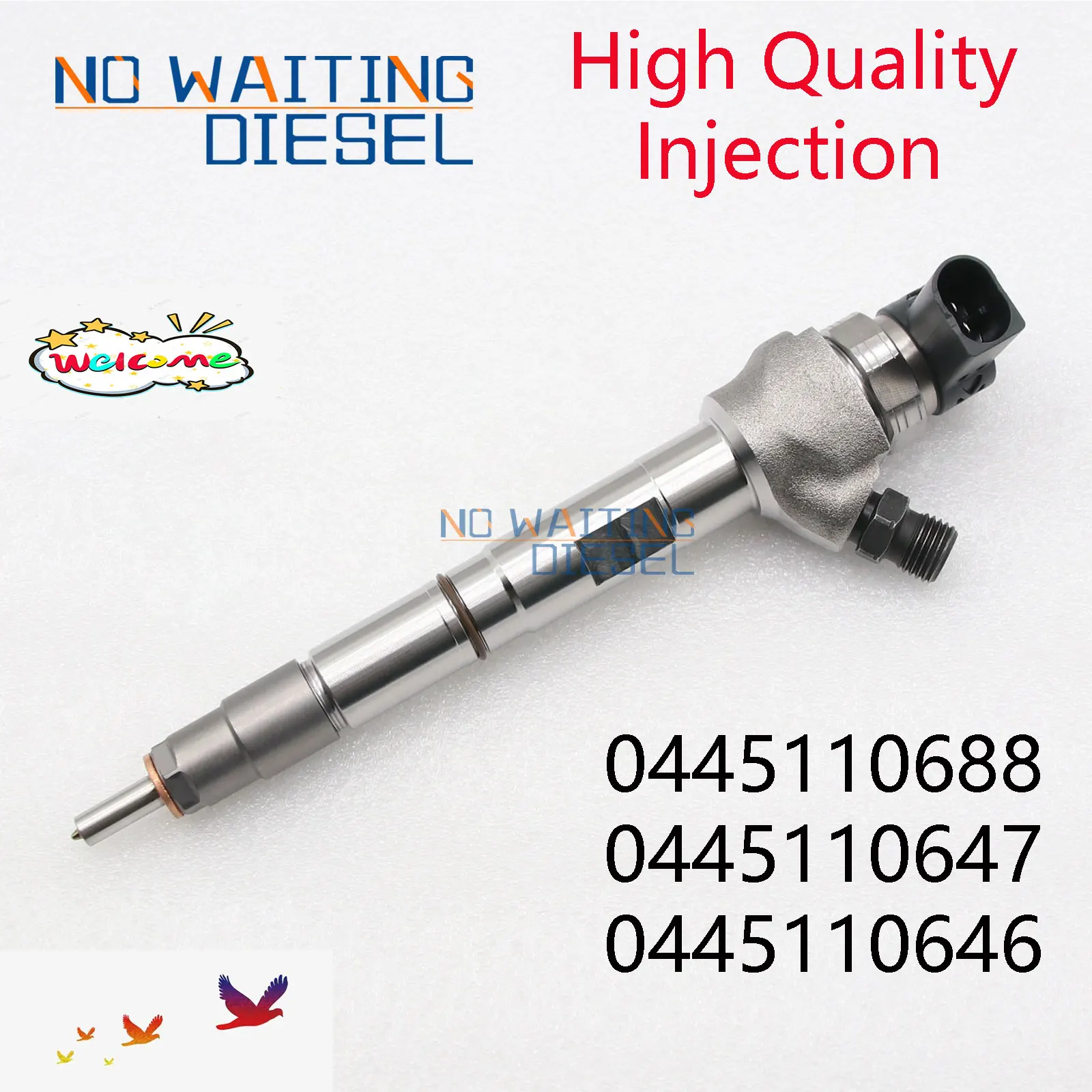 0445110646 0445110647 0445110688 Iniezione Di Carburante Common Rail 0445110647 Gruppo Iniettore 0445110646 0445110688 Per Bosch