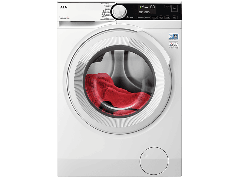 Aeg Lr7D96Cw Lavatrice, Caricamento Frontale, 9 Kg, 63,1 Cm, Classe A