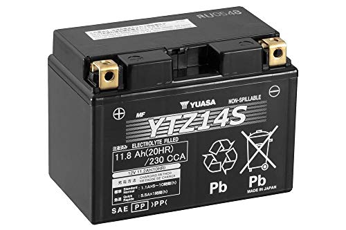 Batteria Moto Yuasa Ytz14S Gel Alta Performance 12 V 12 Ah