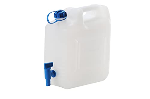 Hünersdorff 817500, Contenitore Per Acqua Eco Con Rubinetto / Scarico Fisso, 10 L (Max. 12 L)
