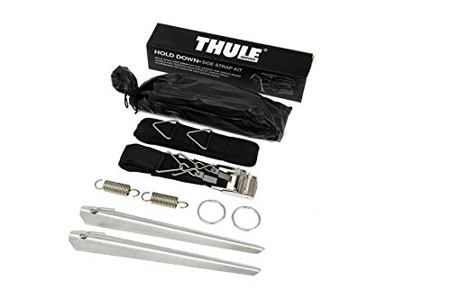 Thule Rv Hold Down Side Strap Kit 307916, Argento, Nero