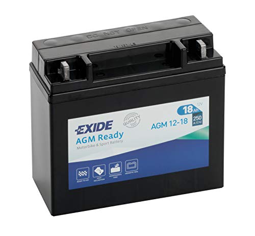 Exide Batteria 18Ah 250A Moto Agm Ready