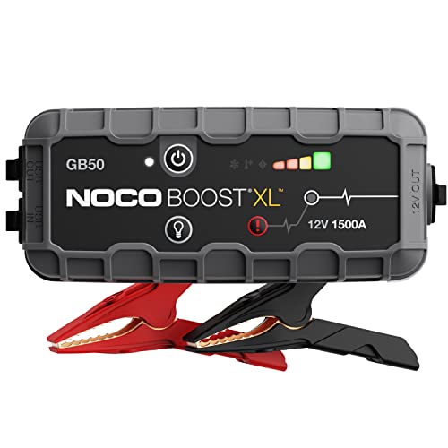 Noco Boost Xl Gb50, Avviamento Di Emergenza Portatile 1500A 12V Ultrasafe, Avviatore Booster Al Litio Professionale E Cavi Batteria Auto Per Motori Be