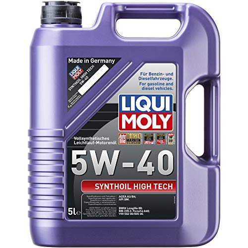 Liqui Moly Synthoil High Tech 5W-40 | 5 L | Tecnologia Di Sintesi Olio Motore | 1856