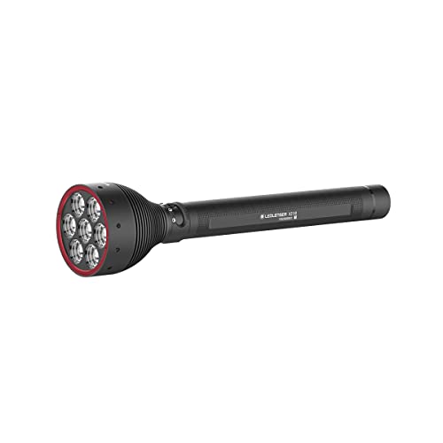 Ledlenser X21R Torcia Tascabile Led, Riflettore, Ricaricabile Con Batteria Al Litio Lifepo, 5000 Lumen, X-Lens Technology, Portata Luminosa Di 800M, C