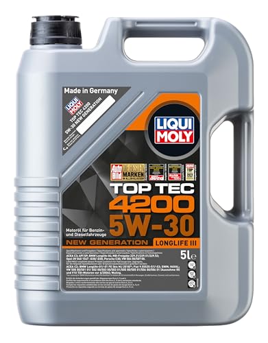 Liqui Moly 3707 - Olio Motore Top Tec 4200, 5 W-30, 5 Litri