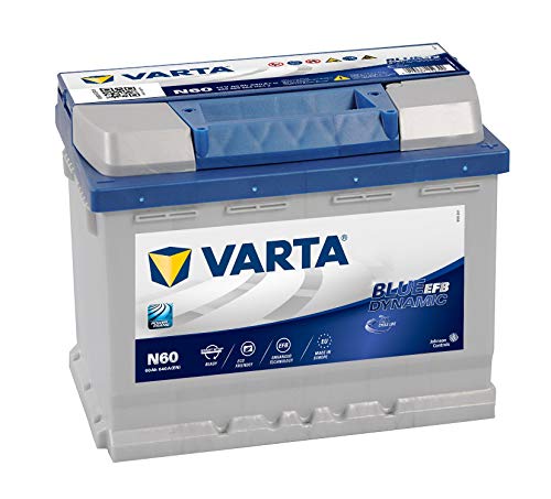 Varta Blue Dynamic Efb N60, 60 Ah 640 A Per Autovettura