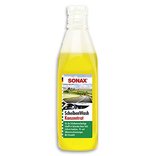 Sonax Detergente Per Parabrezza Concentrato Al Profumo Di Agrumi, Rimuove In Pochi Secondi Lo Sporco Ostinato (Es. Insetti), Delicato Sui Fari, 250 Ml