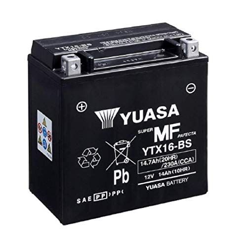 Yuasa Batteria Agm Sla Ytx16-Bs 12V