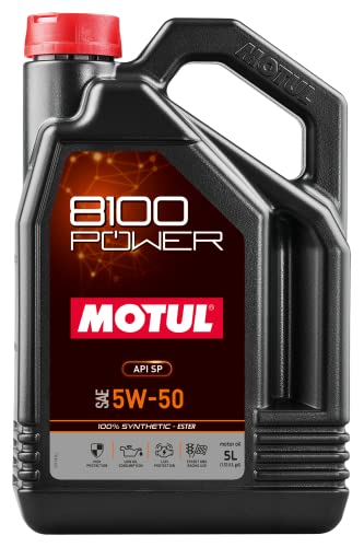Motul 5 L Olio Motore 8100 Power 5W50