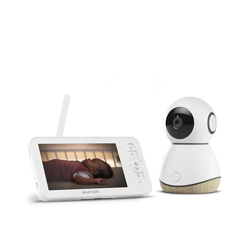 Maxi-Cosi See Pro Baby Monitor Video E Audio, Monitor Baby Con Telecamera E Visione Notturna, Video Baby Monitor Wifi Hd, Traduttore Pianto Neonato, R
