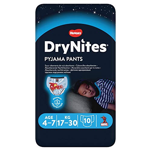 Huggies Drynites Per Ragazzi 4-7 Anni, 10 Pannolini