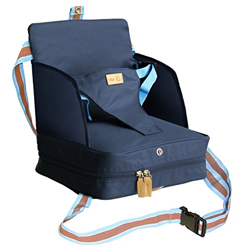 Roba Seggiolino Gonfiabile Per Bambini Booster Seat, Parti Laterali Rialzate, Leggero E Trasportabile, Per Viaggi E Casa, Adatto A Tutti I Sedili, Blu