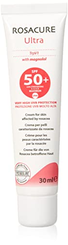 Rosacure Ultra | Emulsione Protettiva Da Giorno Con Spf50+ | Combatte I Sintomi Della Rosacea | Idratante E Antiossidante, Bianca, 30 Ml