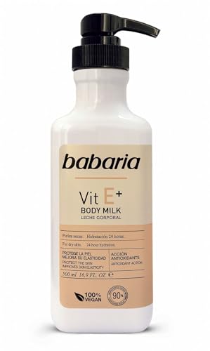 Babaria Body Milk Hidratante Vitamina E 500Ml
